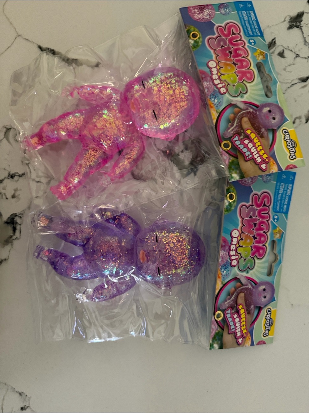 Glitter Baby Dolls - Pink & Purple